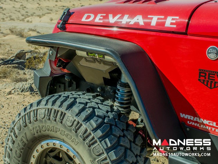 Jeep Wrangler JK Flat Fenders Complete Set Gen II